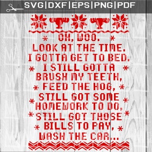 Rusty Griswold National Lampoons Christmas Vacation SVG, Griswold SVG, Ugly Christmas Sweater Svg, Cousin Eddie Svg Clipart, Shitters Full