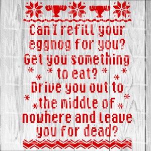 Can I Refill Your Eggnog SVG, National Lampoons Christmas Vacation SVG, Griswold Svg, Cousin Eddie Svg Cut File, You Serious Clark SVG Png