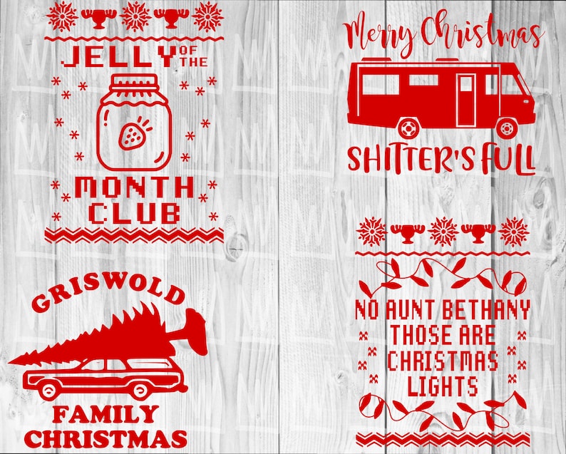 Download National Lampoons Christmas Vacation SVG Bundle 30 DESIGNS ...