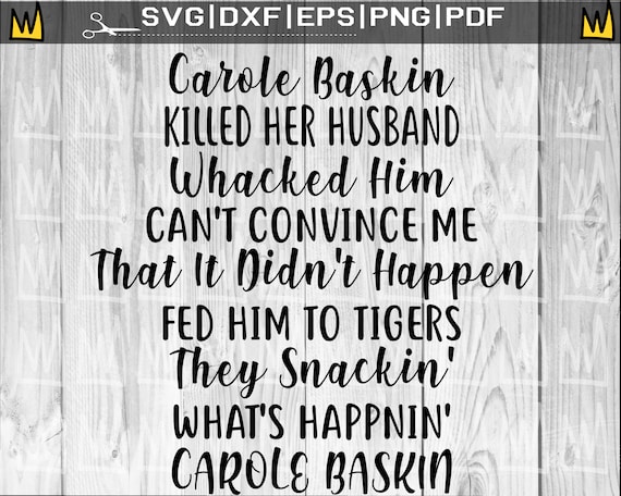 carole baskin shirt etsy