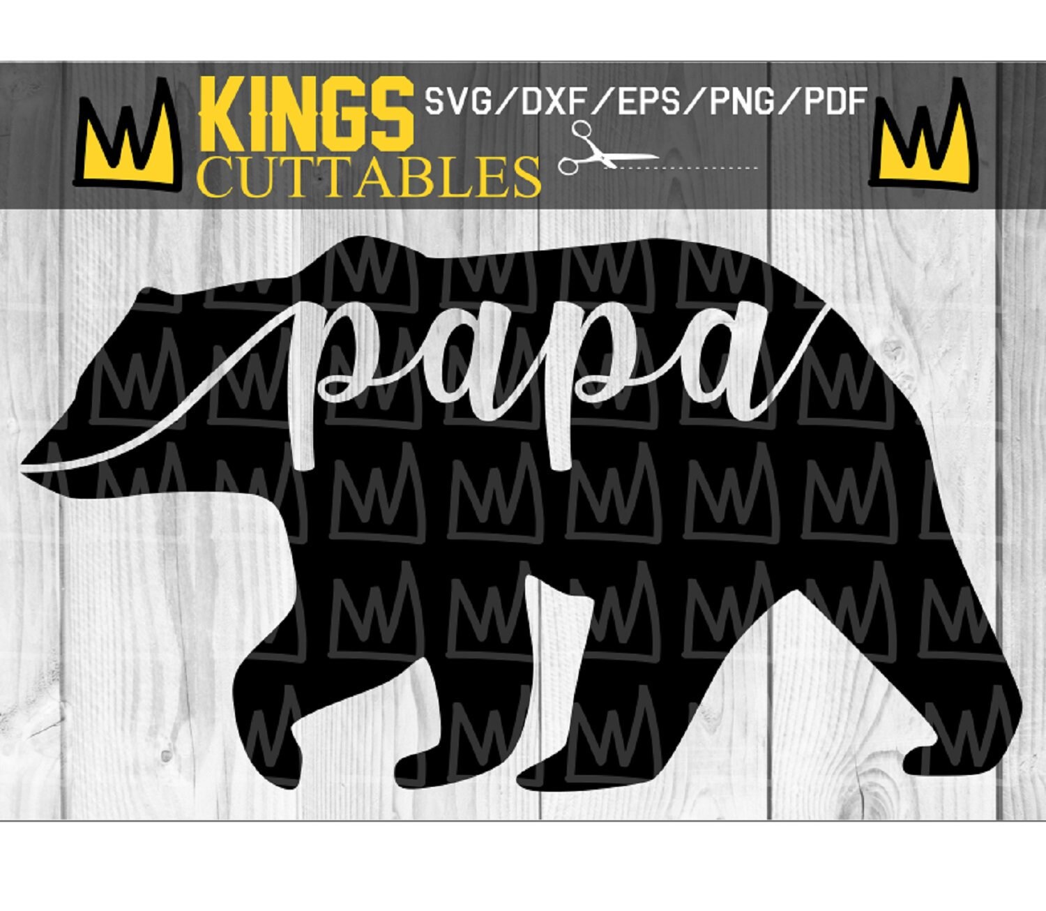 Download Papa Bear Svg Files For Cricut Silhouette Dad Svg Cut File Etsy