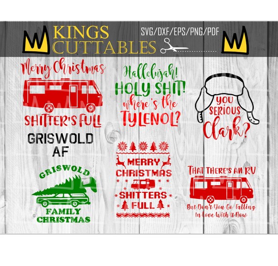 Download National Lampoons Christmas Vacation SVG Bundle Shitters ...