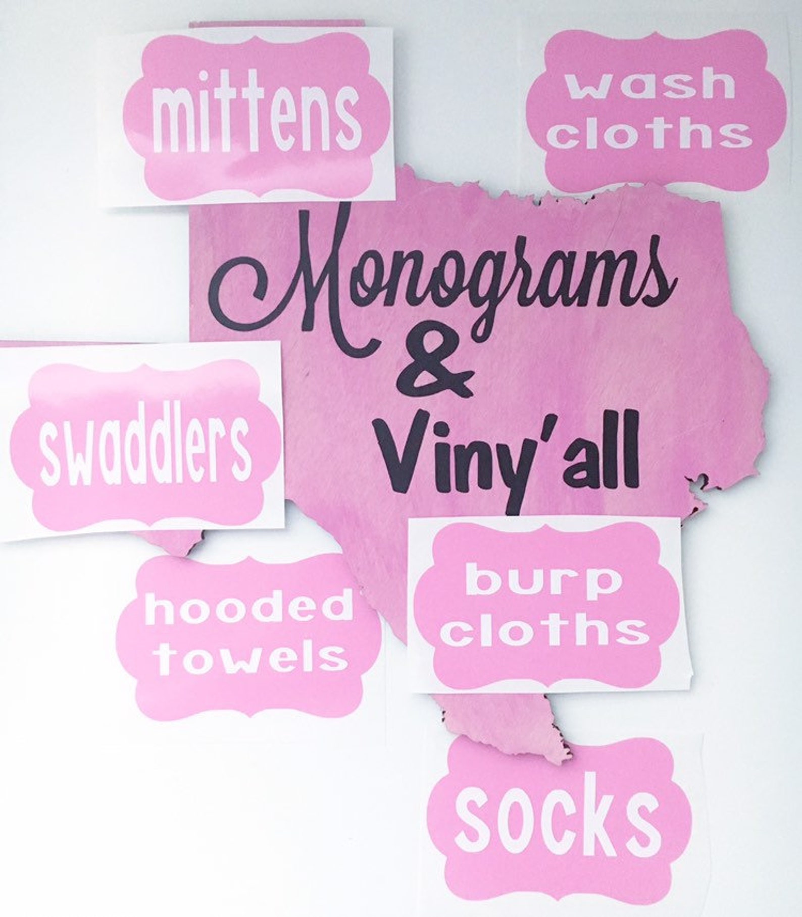 Custom Nursery Organization Labels Personalized Baby Etsy