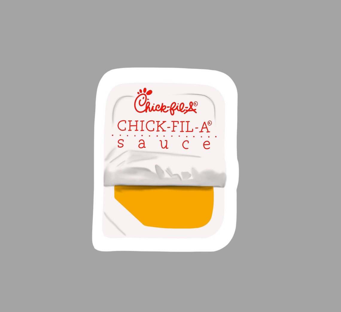 ChickfilA Sauce Sticker Etsy