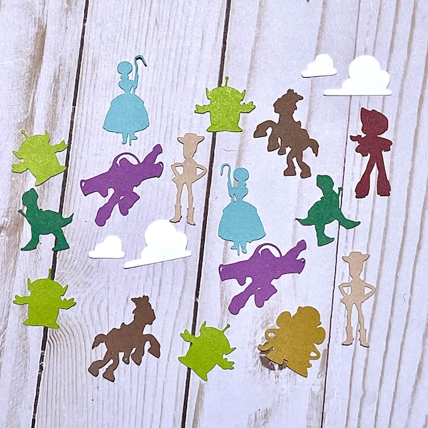 Toy Story confetti /Woody/ boo peep/alien/Buzz/Jesse/ hamm/Rex/ potato head / birthday / celebration / gender reveal / baby shower /wedding