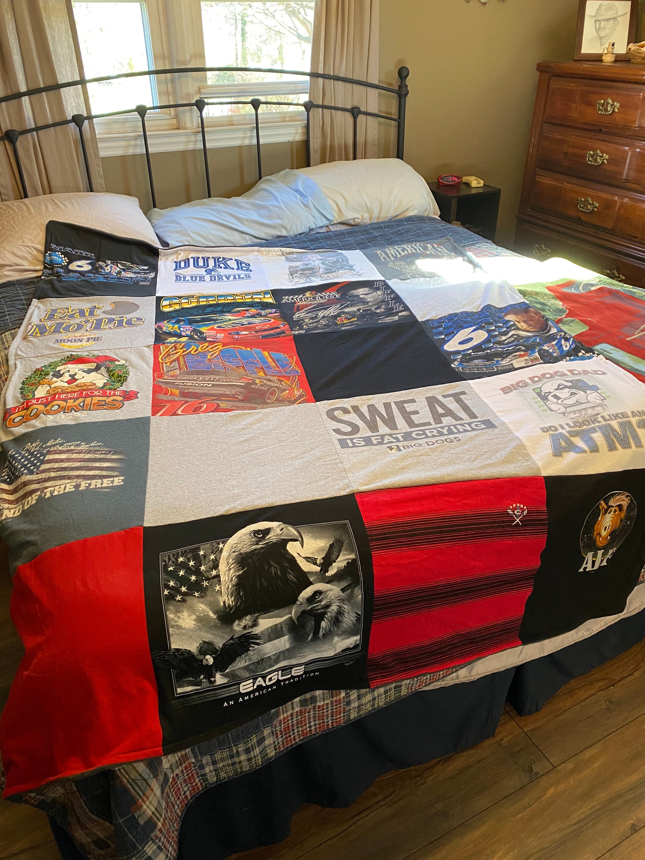 Tshirt blankets Etsy