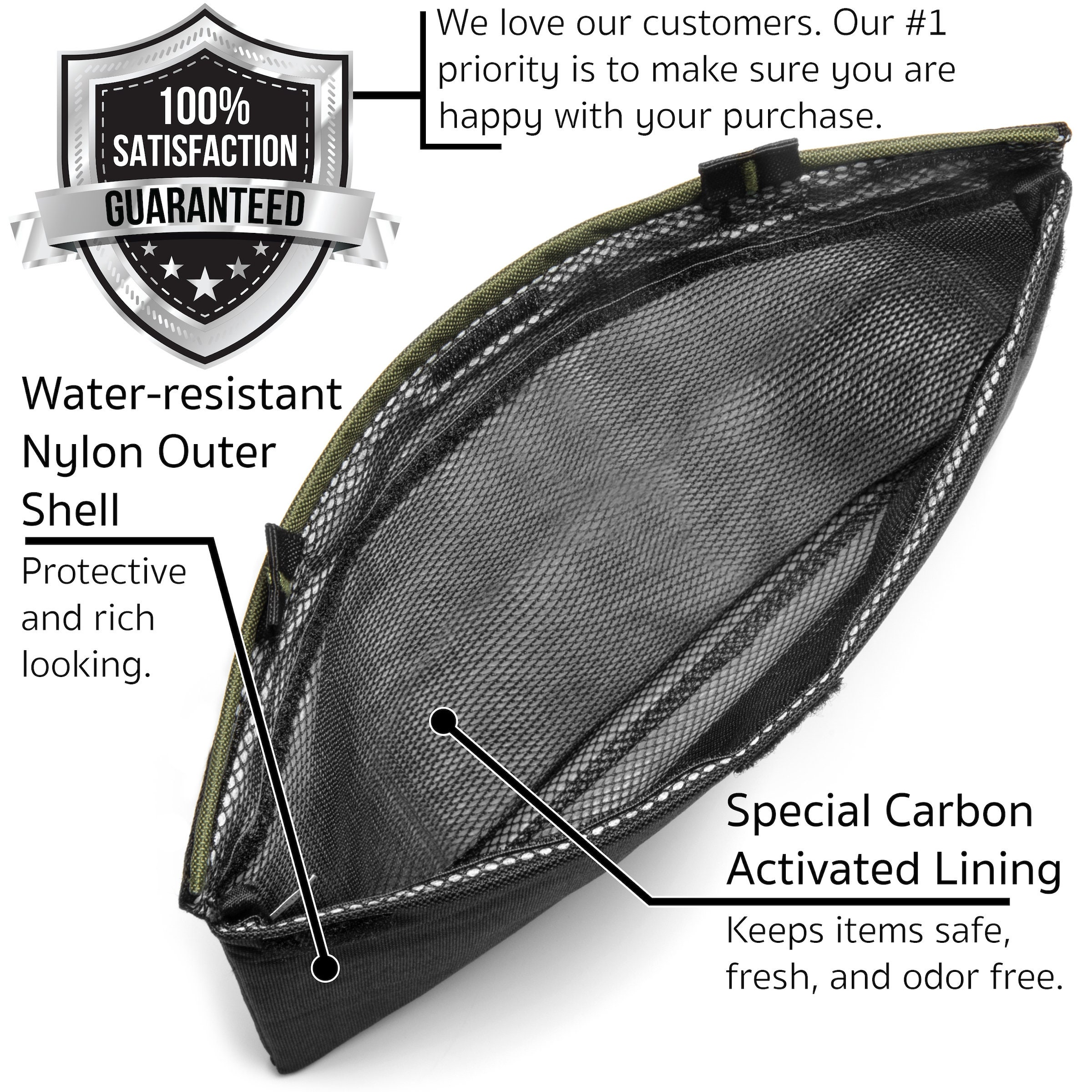 Details about   11x9 Smell Proof Reusable Bag w/3 Digit LOCK 