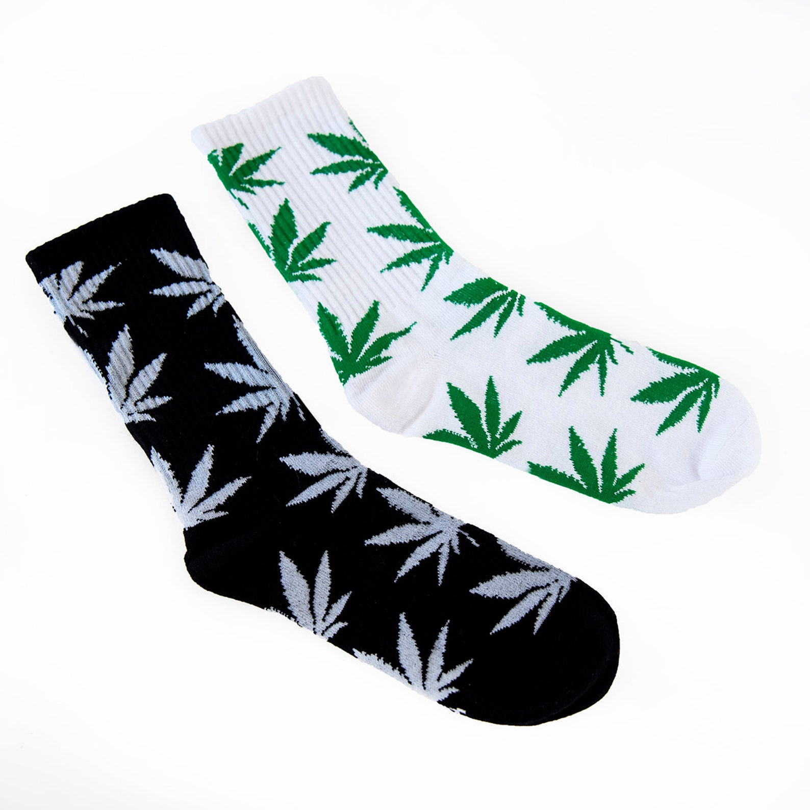 Weed Socks Men 2 Pair Setyou Get Both Styles Etsy