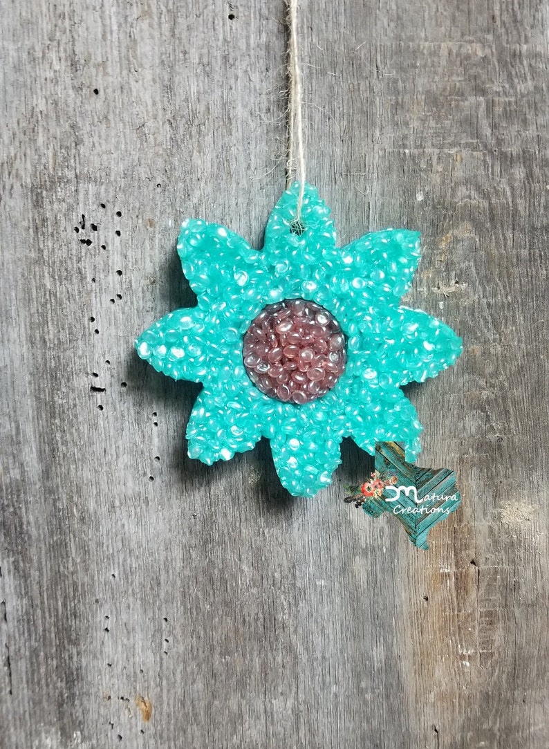 Flower Car Freshie / Air Fresheners / Aroma Beads Etsy