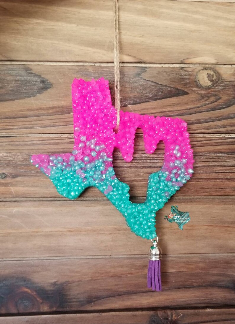 Texas Tassel Car Freshie / Air Fresheners / Aroma Beads Etsy