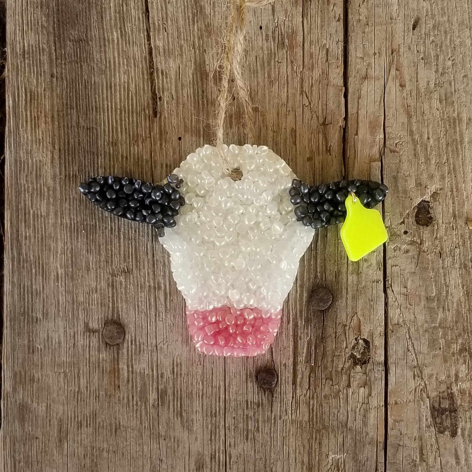 Cow Head Ear Tag Car Freshie / Air Fresheners / Aroma Beads Etsy