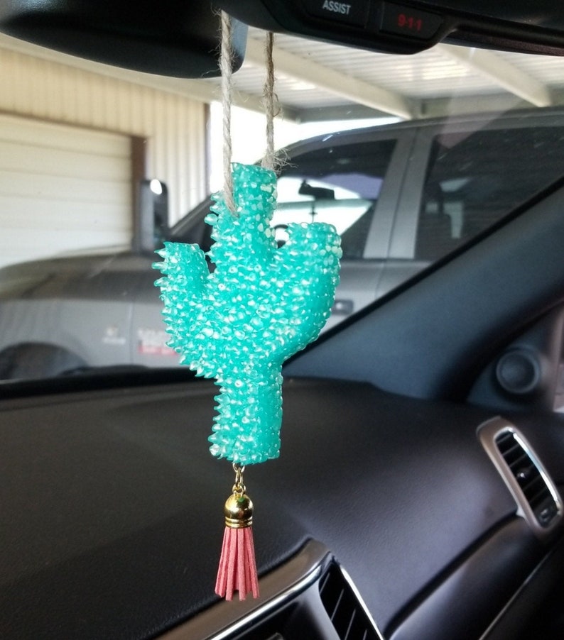 Tassel Cactus Car Freshies / Air Fresheners / Aroma Beads Etsy