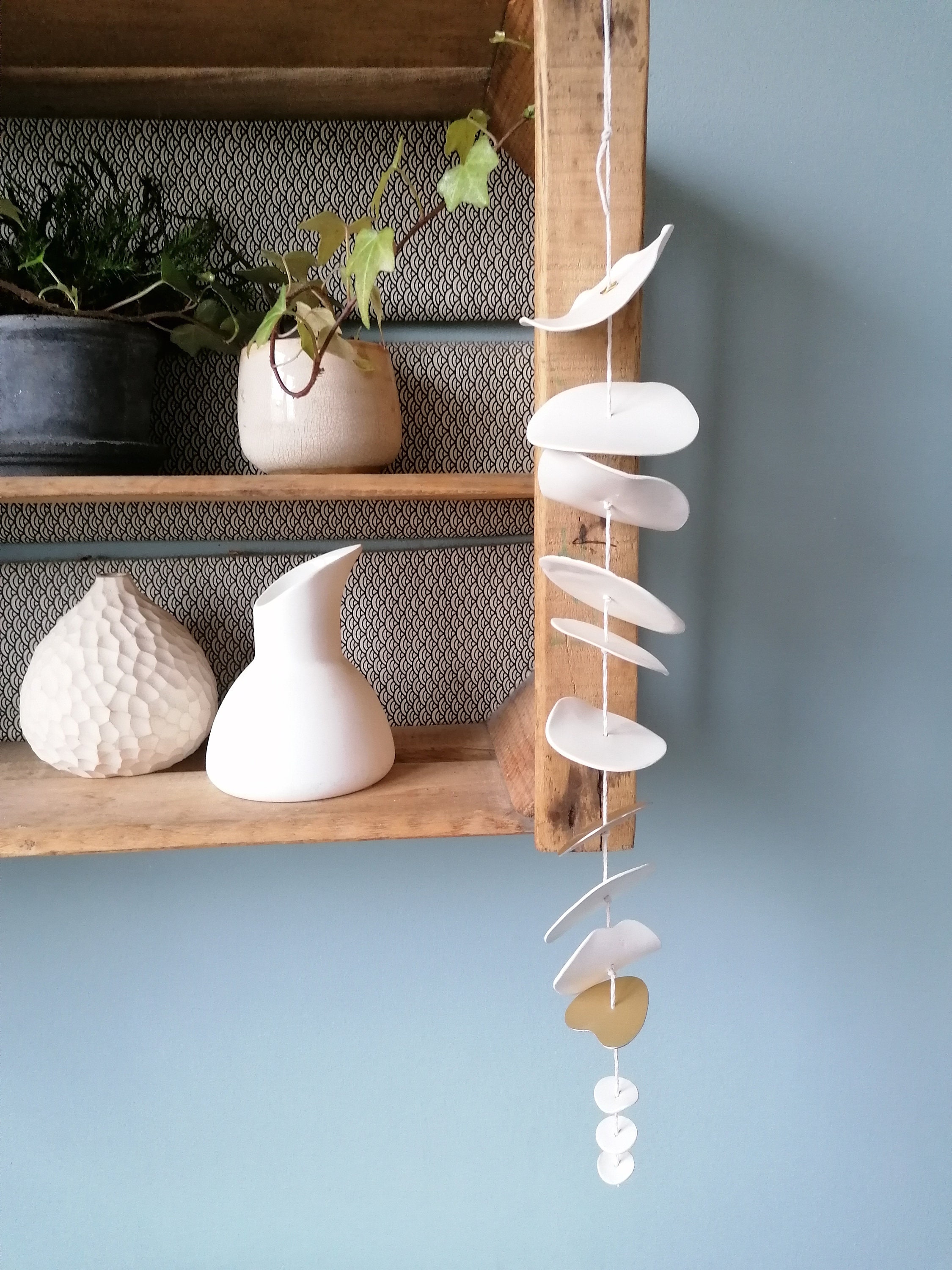 Mobile en Argile et Laiton