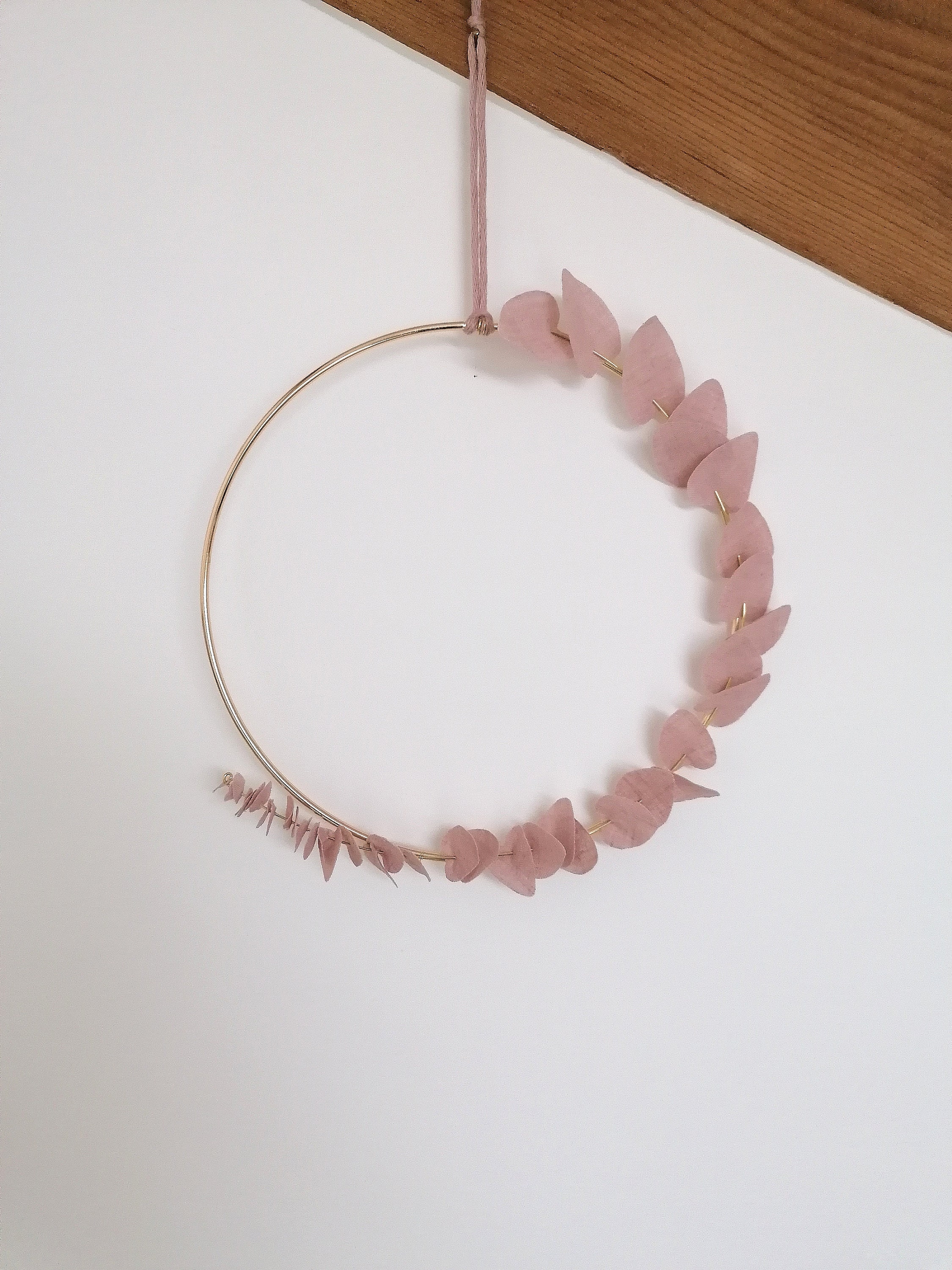 Couronne de Feuilles en Lin