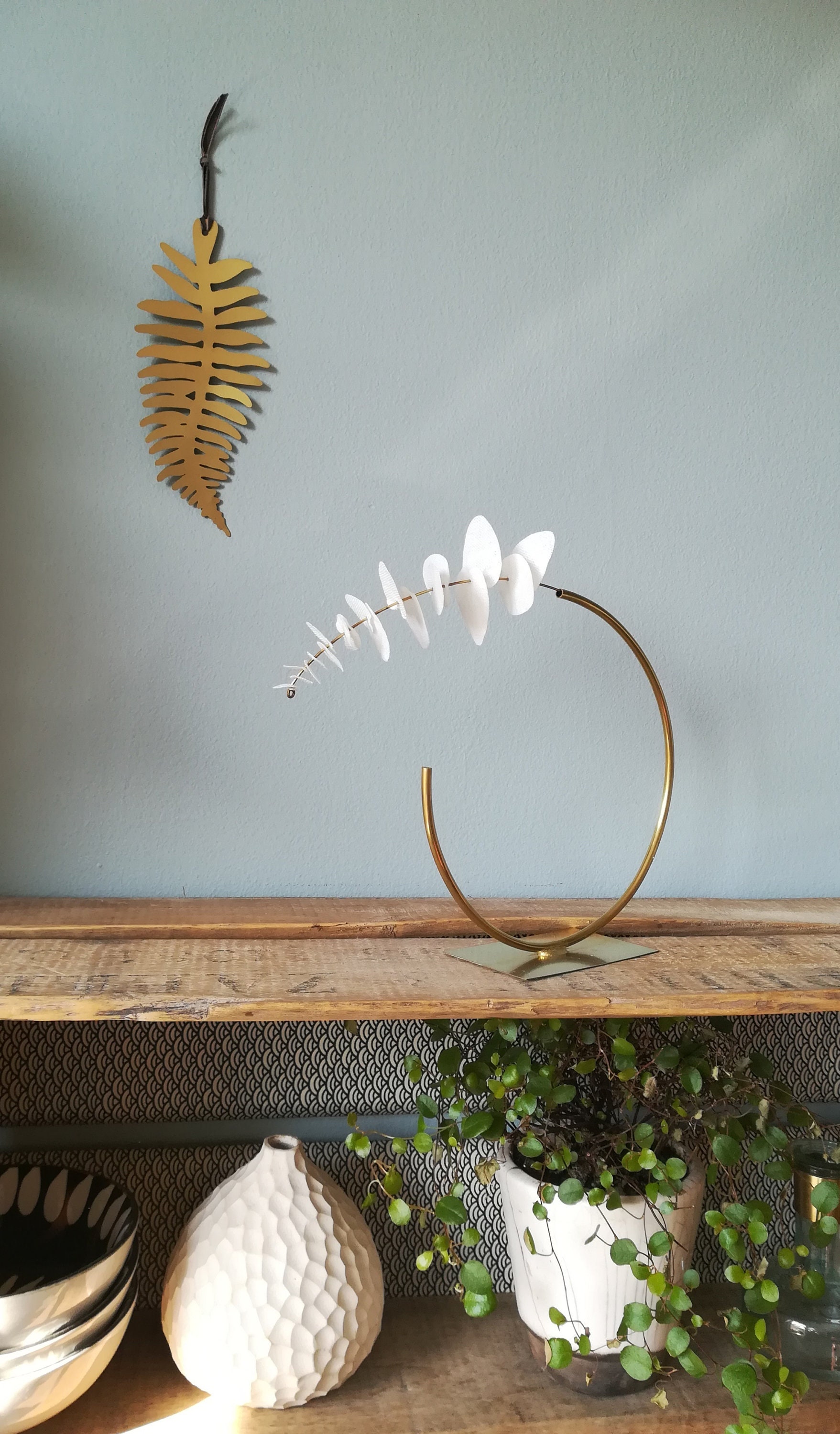 Soliflore et Fleur en Lin