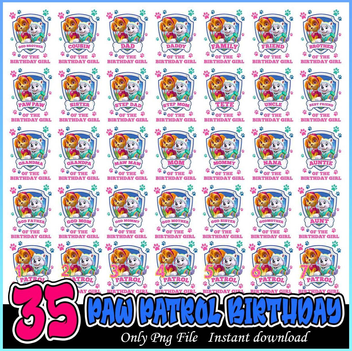Paw Dogs PNG Clipart Instant Digital Download Printable, Paw Dog ...