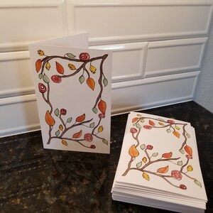Autumn Leaves Card
