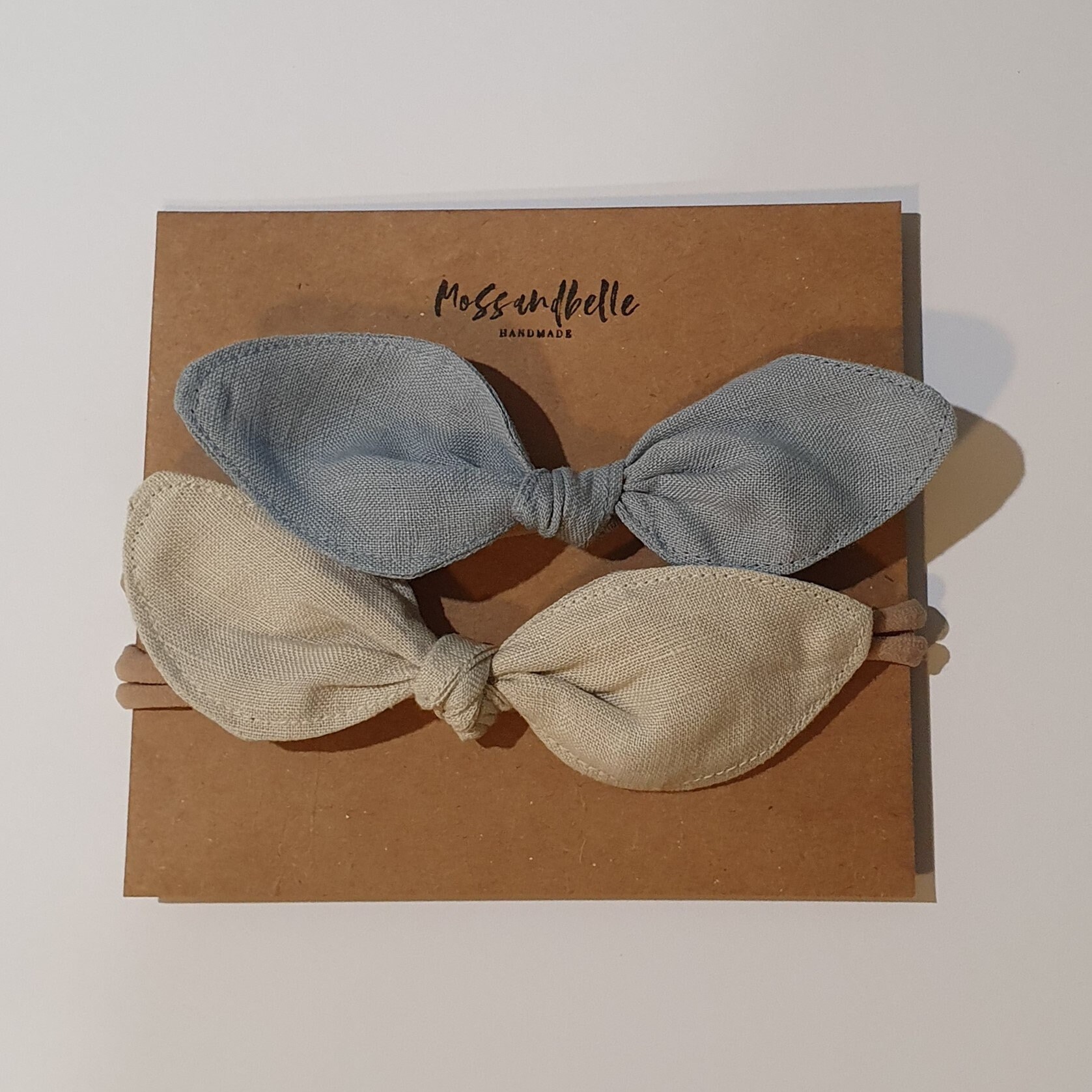 linen baby headband