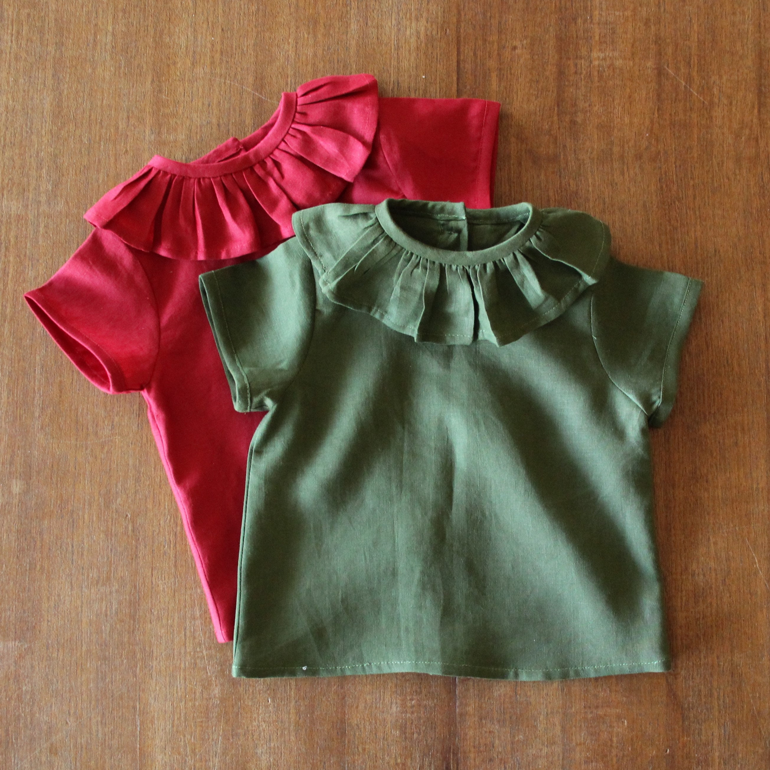 baby ruffle shirt