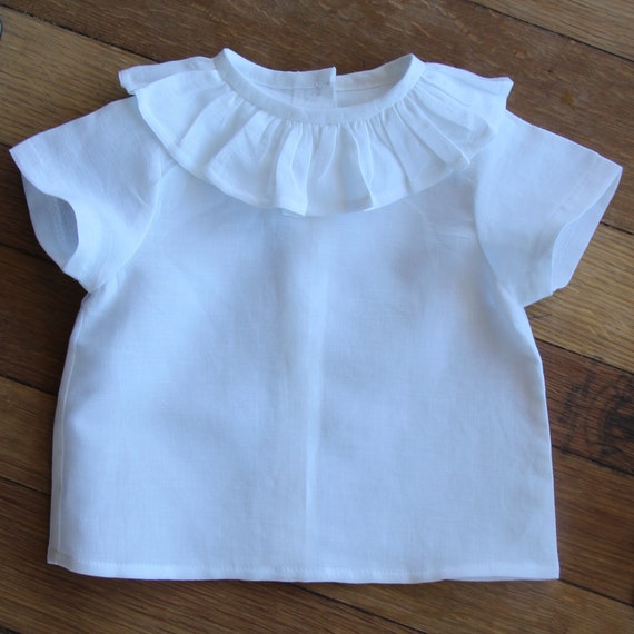 baby girl ruffle shirt