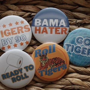 Auburn Gameday Buttons