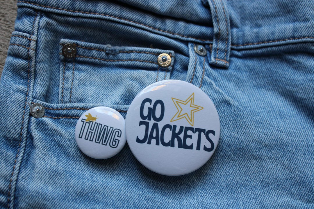 Georgia Tech Buttons Georgia Tech Gameday Buttons - Etsy