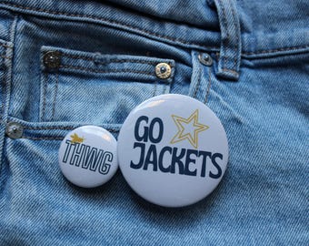 Georgia Tech Gameday-knoppen