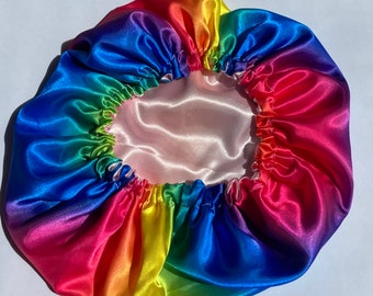 Curly Hair Bonnet - Etsy UK