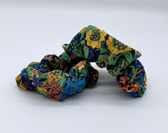 Scrunchie floreale - Hippie Scrunchies - Scrunchie