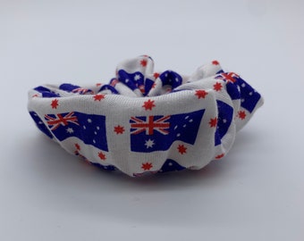 Australian Flag Scrunchie - Aussie Scrunchies - Australiana Scrunchie