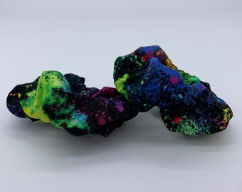 Outta This World Scrunchie - Outer Space Scrunchies - 90s Fashion Scrunchie