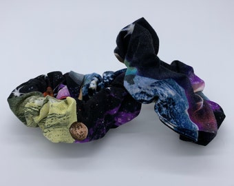 Outer Space Scrunchie - Planet Scrunchies