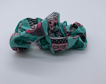 Koffiescrunchie - Cappuccinoscrunchie