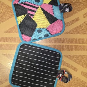 Juego de paños de cocina personalizados de Pesadilla antes de Navidad imagen 4