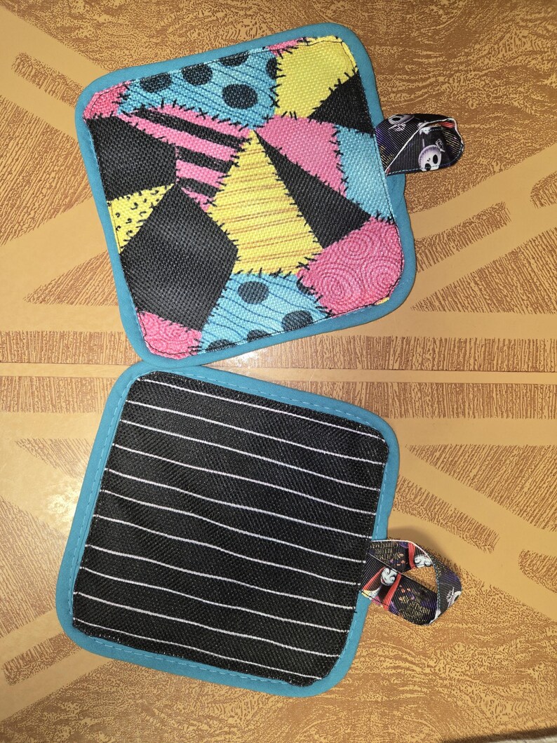 Juego de paños de cocina personalizados de Pesadilla antes de Navidad imagen 4