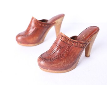 narrow clogs and mules