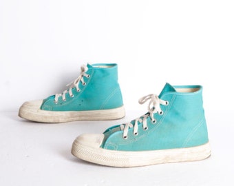 converse turquoise high tops