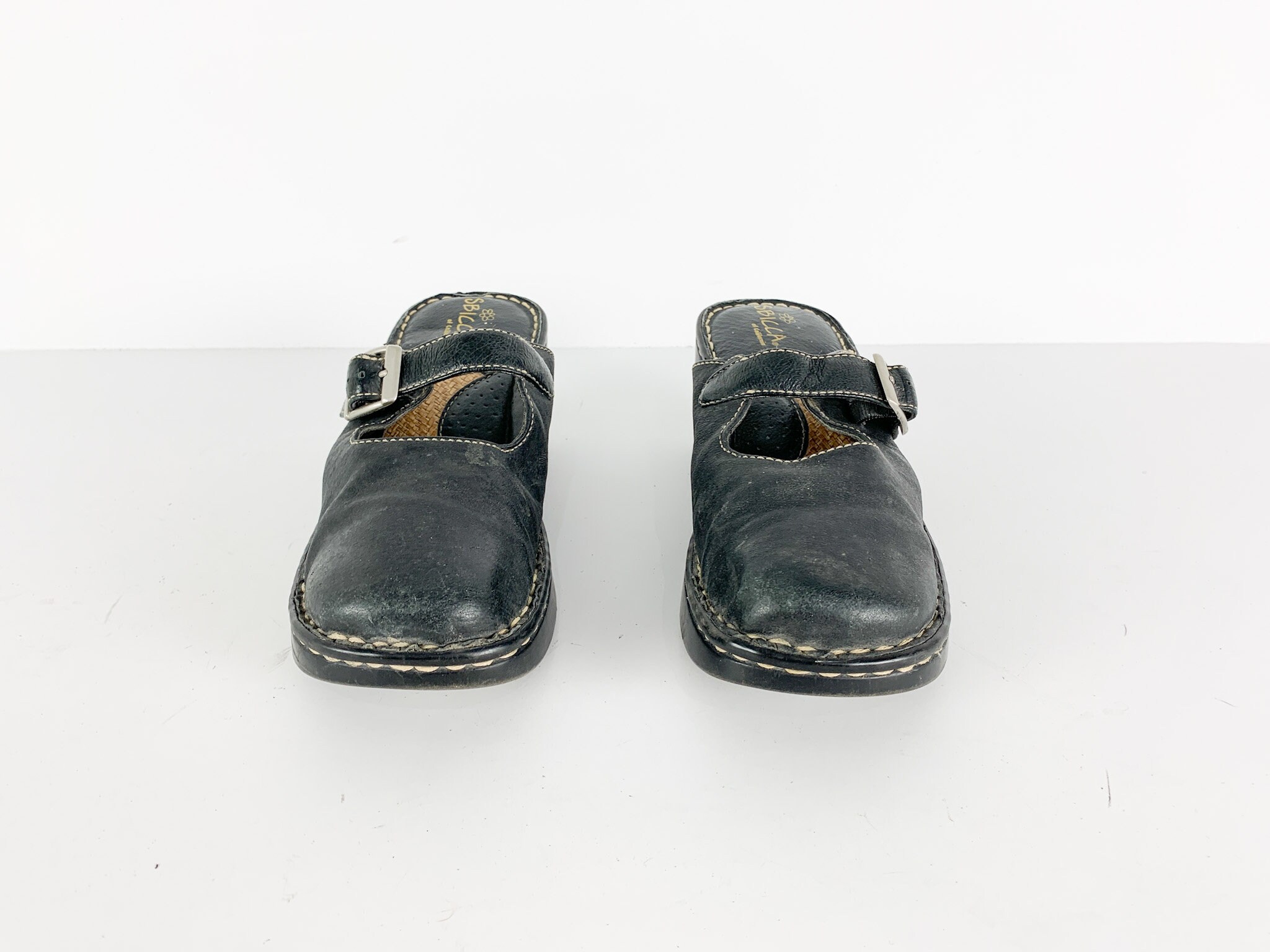 Vintage Women's Size 8 Leather Oxford Black MARY JANE'S