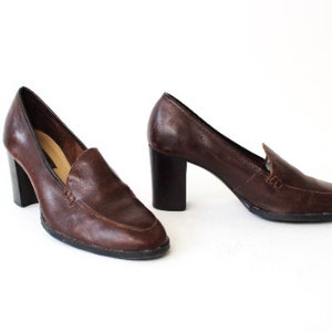 Vintage PLATFORM Daria Brown Leather Women's 1990s Y2k - Etsy