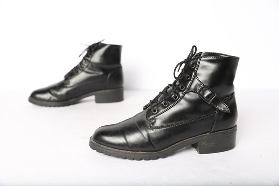 black combat boots doc martens