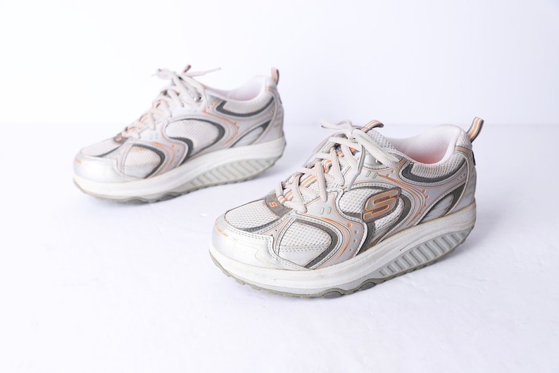 skechers white runners