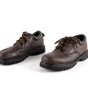 vintage 90s y2k PLATFORM sneakers BROWN & black club kid y2k shoes -- women&#39;s us size 10