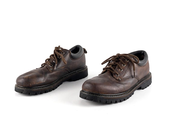 Vintage 90s Y2k PLATFORM Sneakers BROWN & Black Club Kid Y2k