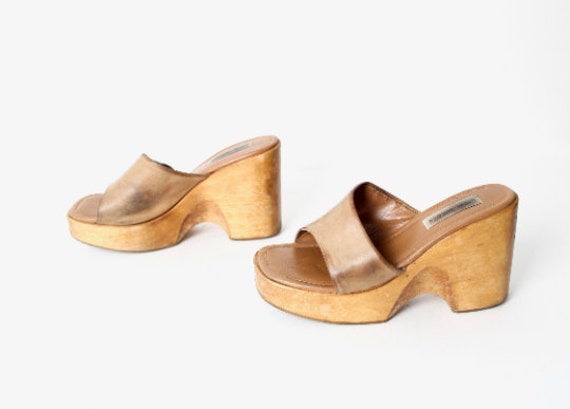 steve madden wooden wedges