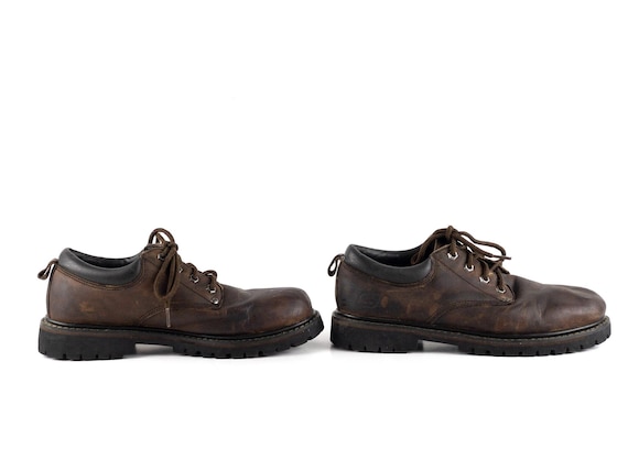 00s Clarks deck shoes archive y2k.ヴィンテージ Vintage 90s Y2k PLATFORM Sneakers BROWN & Black Club Kid Y2k
