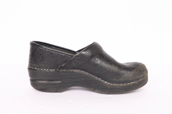 vintage women's size 7.5 DANSKO black slides CLOG… - image 3