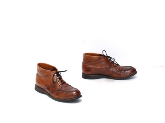 vintage RED WING brand 60s 70s brown leather HIKI… - image 4