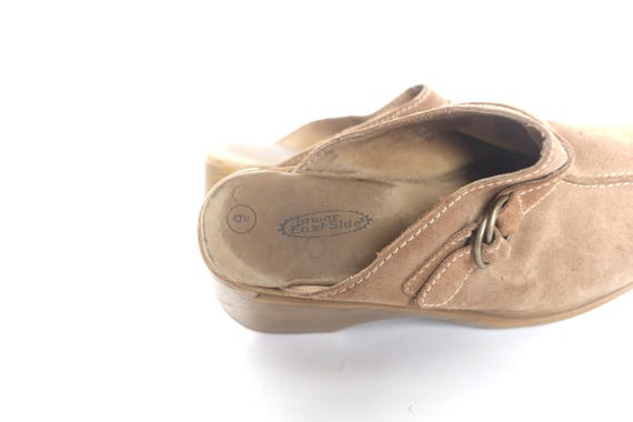 [Margesherwood] / ☆ 70's CLOGS / camel plain Marge Sherwood Tan 70's Clogs Marge Sherwood