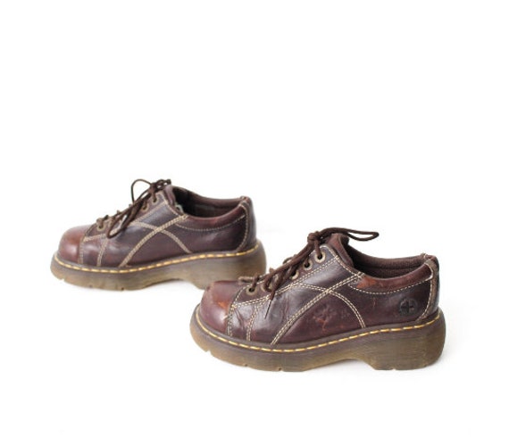 doc marten brown shoes