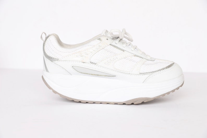 Vintage WHITE platform tennis shoes chunky DAD skechers shoes | Etsy